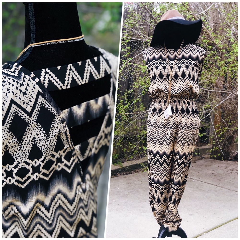 🔸Boho Jumpsuit with Beautiful Back Straps🔸